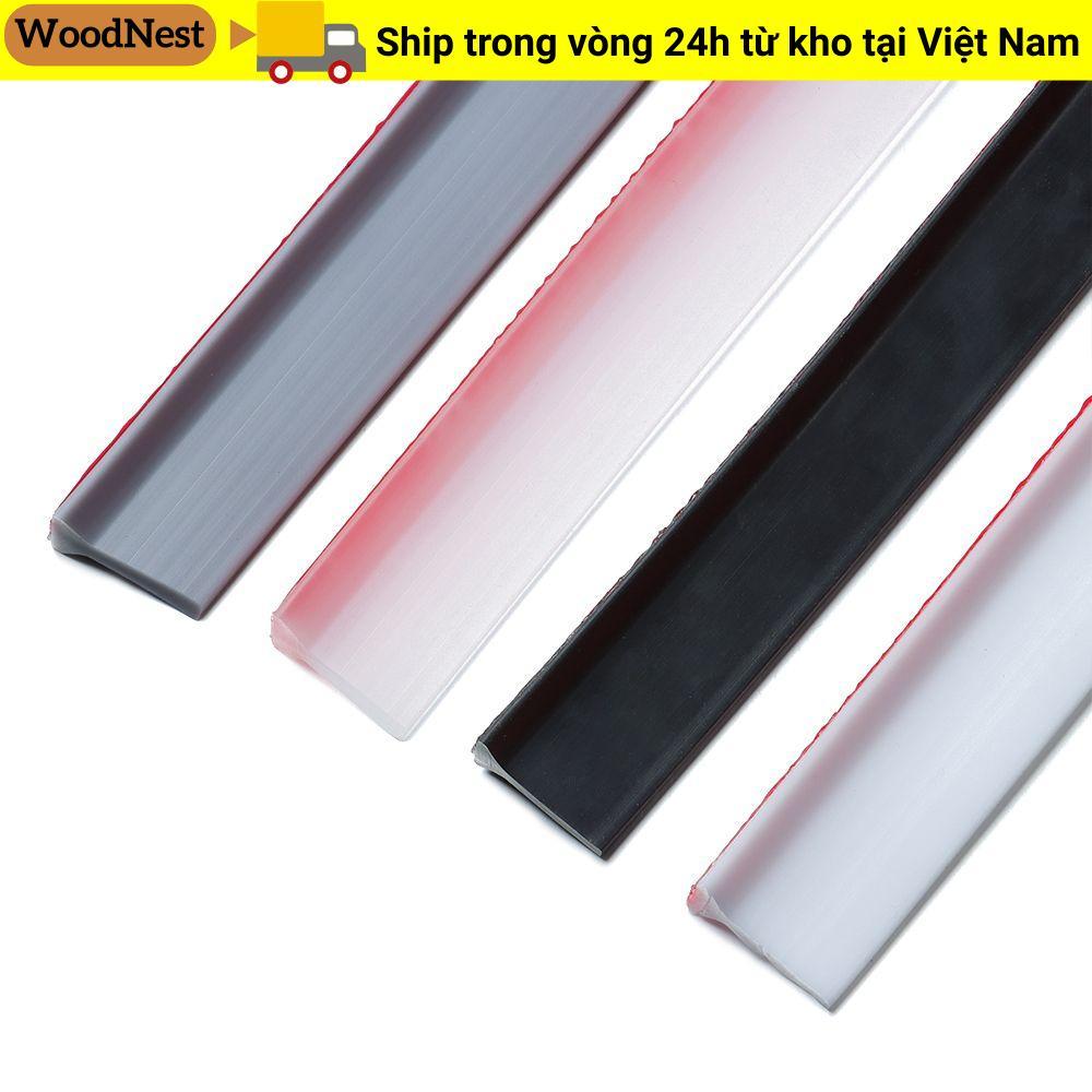 GỖ Chặn Nước Phụ Kiện Phòng Tắm Có Thể Uốn Cong Khô Và Ướt Tách Tắm Đập Silicon Đáy Cửa Niêm Phong Dải