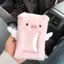 IAPPORTUNIA Photocard sang trọng, Soft Fluffy Puppy / Angel Pig / Mouse Hộp đựng thẻ học sinh, Túi dễ thương Móc khóa động vật hoạt hình Hình ảnh thần tượng Vỏ bảo vệ Quà tặng học sinh