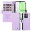 YJD Case For Honor 600 Lite Skin Feel PU Leather TPU Frame Khe cắm thẻ Vỏ điện thoại chống rơi