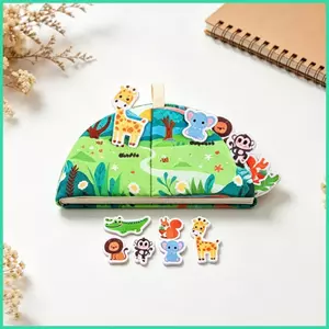 Máy sách hoạt động yên tĩnh Có thể giặt được Đồ chơi du lịch giáo dục Sách vải giác quan cho máy bay ô tô Lớp học sonlekvn