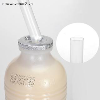 [Mới] 100 / 300 Cái Ống hút PP được bọc riêng trong suốt Ống hút uống trà Ống hút.