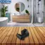 <cosyh>Widely Used ABS Material 360 Degree Rotating Shower Head Support in Black/Silver