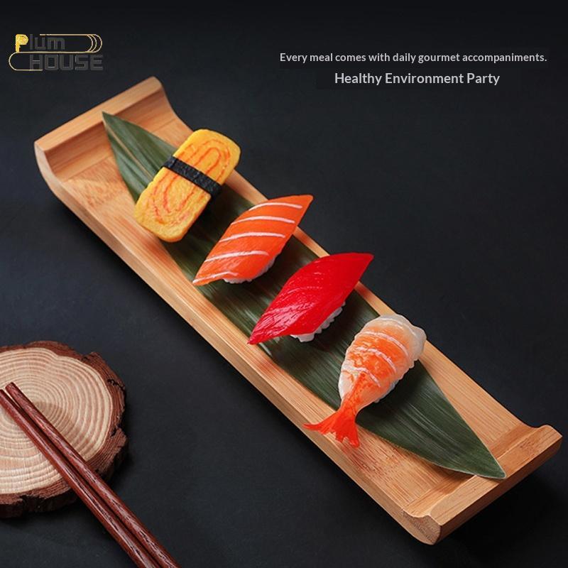 PlumHOUSE Tre Sushi Board Bộ Đĩa Hình Chữ Nhật Để Nấu Sashimi Khay Phục Vụ Chất Lượng Cao Cho Nhà Hàng Nhà Bếp Sử Dụng VN