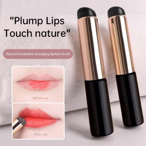 【Roshy】cọ son môi cầm tay Cọ môi silicon đầu tròn cọ che khuyết điểm không để lại dấu vết.