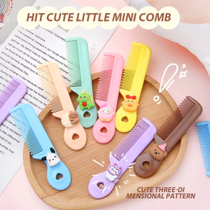 【Roshy】lược làm tóc trẻ em màu kẹo ngọt. dụng cụ làm tóc cho bé gái Lược mini cầm tay hình hoạt hình dễ thương
