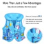 NOTE1 Áo vest an toàn cho trẻ em, Áo phao bơm hơi PVC, Túi khí độc lập có thể điều chỉnh an toàn Áo phao cứu sinh cho trẻ em