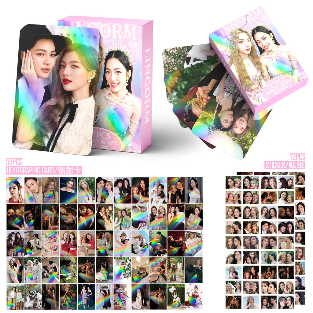 LINXX 127 CÁI Chỉ Bạn Lomo Cards LINGORM Người hâm mộ Bộ sưu tập Thẻ Ngoại vi Quà tặng thần tượng cho lễ hội