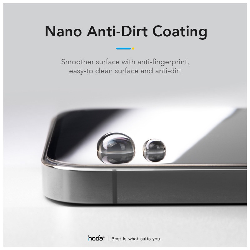Kính Cường Lực Hoda 0.33mm Không Khung Clear Full Coverage Tempered Glass Screen Protector for iPhone 13-18 Series