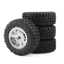 4 Bánh xe RC cao su 74 * 27mm 5mm Hex MN99S cho MN98 MN82, WPL C24-1 B36 D12 C64 D74-1 Nâng cấp xe địa hình, Lốp RC hiệu suất cao