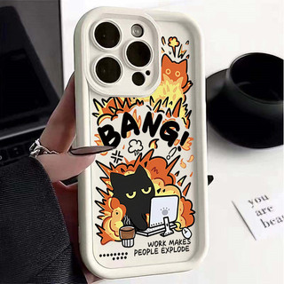 Vỏ Mèo Đen Cho Xiaomi Redmi Note 15 14 13 Pro Plus Note15 Note13 Vỏ Mềm Sang Trọng Sáng Tạo Vỏ Chống Rơi Thiết Kế Mới Đèn Bảo Vệ Hoạt Hình Nghệ Thuật