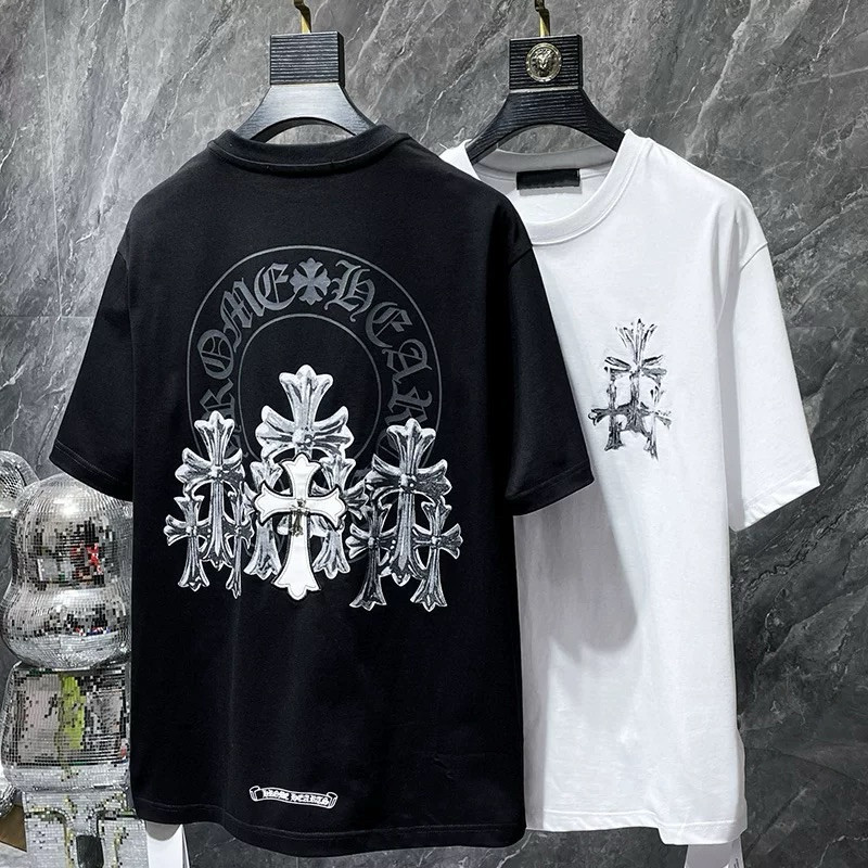 [Full Tag] Áo Thun Chrome Heart Cemetery Premium-100% Cotton 250GSM Hottrend