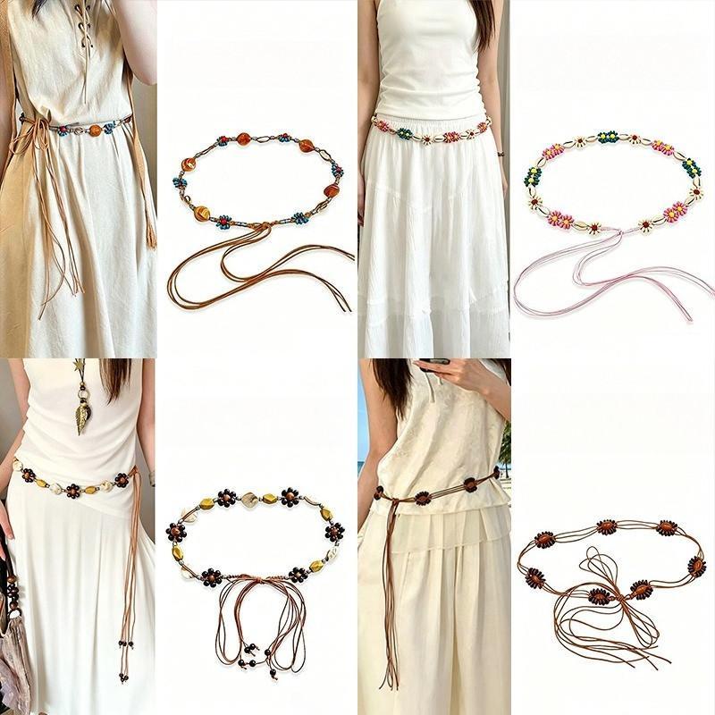 Dây Thắt Lưng Bện Retro BoHo Dân Tộc, Phù Hợp Xu Hướng Thời Trang Mới