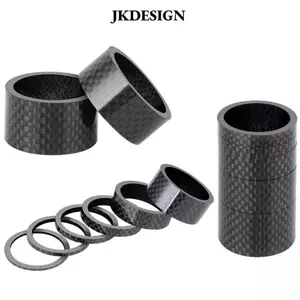JKDESIGN Bộ 5 Máy Giặt Thân Xe Đạp - Sợi Carbon Siêu Nhẹ, Đa Kích Cỡ Cho Tay Cầm Và Gioăng