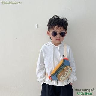 [Còn hàng] Ví đựng tiền xu thông thường GILDEDHOMIN, Túi thắt lưng trẻ em bằng Nylon đơn giản, Túi ngực có thể điều chỉnh thoải mái