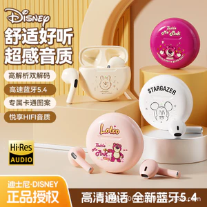 Disney Disney Disney J6 Tai Nghe Bluetooth Không Dây Khử Tiếng Ồn Hoạt Hình Mini Dễ Thương Bán Trong Tai Phong Cách Tuổi Thọ Pin Dài 9