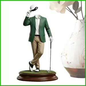 Golf Quý Ông Tượng Sưu Tập Nhựa Hiện Đại Trang Trí Nhà Golf Quý Ông Tượng Trang Trí Văn Phòng Cho Phòng Khách saixit2vn