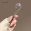 AqToCna Ngọc Trai Kim Loại Hình Chữ U Tóc Sti Retro Xanh Trắng Sứ Hình Chữ U Hanfu Kẹp Tóc Phụ Kiện Tóc AqToCna