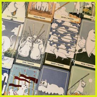 Tarot dành cho người mới bắt đầu Chủ đề mèo 78 món Trò chơi kể may mắn Chơi trò chơi bài cho bữa tiệc du lịch tại nhà decfeyeth