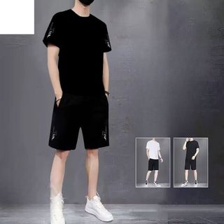 Đồ Bộ Quần Áo Thể Thao Nam Mùa Hè Chất Thun Lạnh Co Giãn 4 Chiều Gía rẻ  012