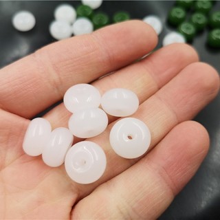 Kính An Toàn Khóa Miếng Đệm Hạt Miếng Đệm Giả Jasper Abacus Hạt Vòng Tay Tự Làm Phụ Kiện