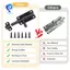 Gói bu lông cửa khóa trượt bằng thép không gỉ gồm 2 chiếc có ốc vít – Lý tưởng cho ứng dụng phòng ngủ cửa sổ phòng tắm trong vườn