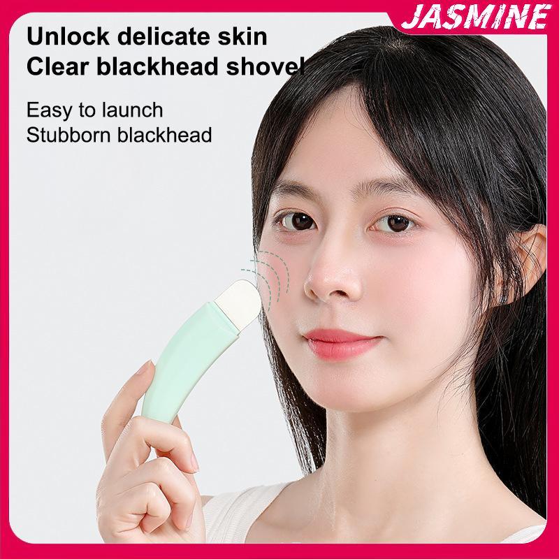 JASMINE Facial Skin Scrubber head Remover Có Nắp Mặt Thìa Tẩy Tế Bào Chết Làm Sạch Sâu Dụng Cụ Chăm Sóc Da JASMINE