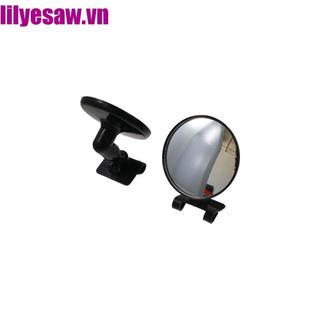 Gương chiếu hậu phụ trợ xoay 360 độ tròn ABS, góc rộng lồi, điều chỉnh ô tô