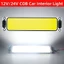 Đèn đọc sách ô tô FANIELLAPOWELL, 54 / 87 / 108 có đèn LED ban đêm bật công tắc, Đèn nội thất ô tô nổi bật bền bỉ cho xe tải Van Xe tải Xe tải Camper Thuyền LED nội thất