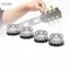 Toyuvn Đàn Guitar Núm Điều Khiển Lâu Dài Lắp Đặt Dễ Dàng 4 Điện Khả Năng Tương Thích Tốt 6 Mm Chiết Áp Lỗ Gắn Cho Hiệu Suất