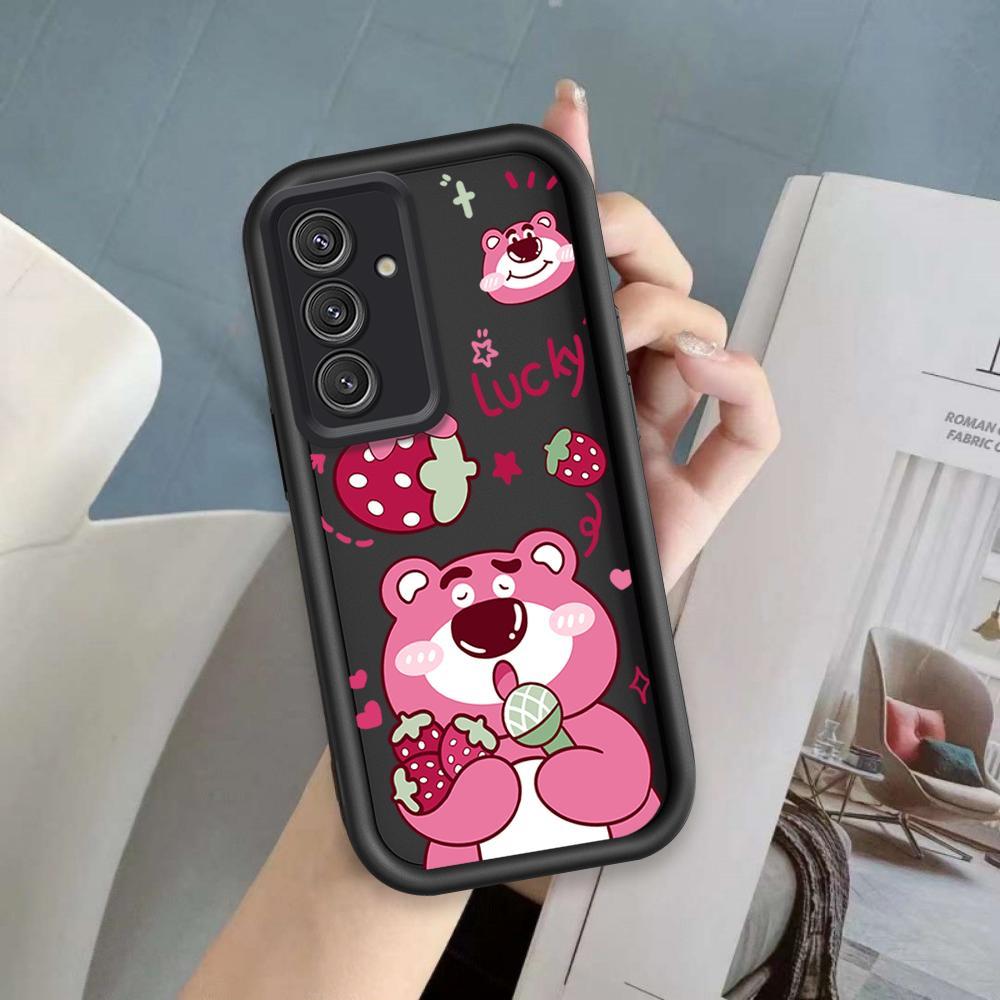Ốp Lưng Cho Samsung S20 S21 S22 S23 S24 S25 S26 PLUS FE + Phim Hoạt Hình Silicon Bé Gái Mềm Vỏ Điện Thoại TPU Câu Chuyện Đồ Chơi Lotso Angel Eye Ốp Lưng Chống Sốc