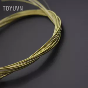Toyuvn Fangzi Acoustic Dân Gian Dây Đàn Guitar Thay Thế Bộ Đầy Đủ 6 Chiếc (.011-.052) lõi Thép Hợp Kim Đồng Vết Thương Với Cấp Bóng Căng Thẳng Trung Bình