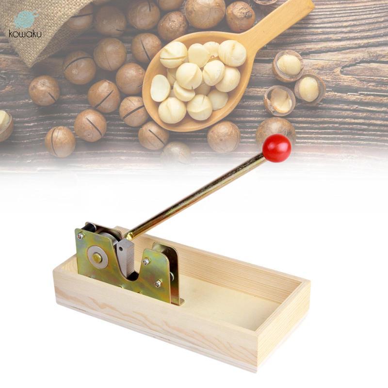Dụng cụ tách hạt macadamia, kìm mở quả óc chó, hạt dẻ pecan công suất lớn, phù hợp cho người yêu thích hạt, làm bánh, nấu ăn