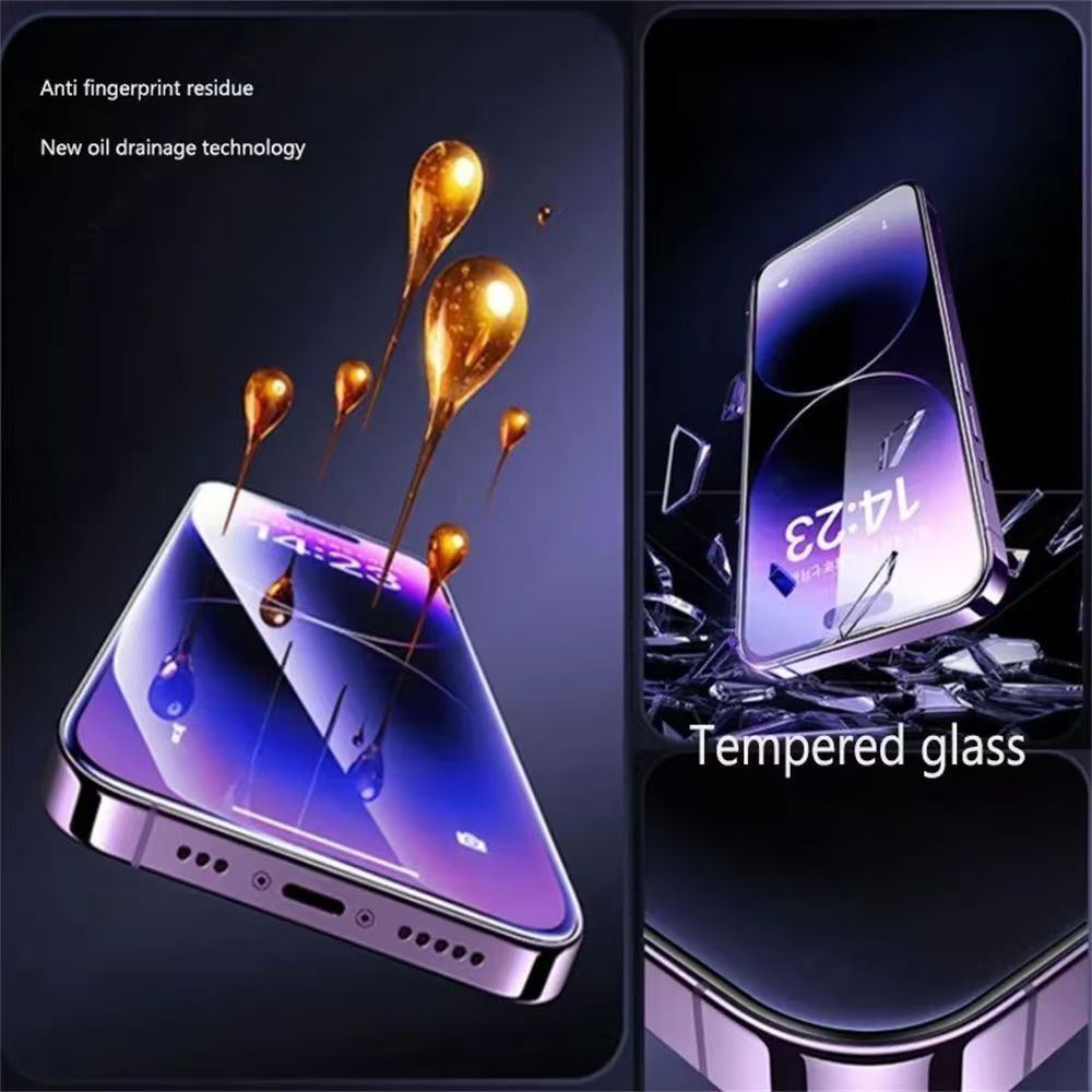Vỏ bảo vệ điện thoại và chống bụi HD sang trọng Thích hợp cho iPhone 17 16 15 14 13 12 11 Pro Max Air 16E Plus XR XS Max Phim bảo vệ toàn màn hình