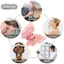 HNKMP Kẹp Vuốt Bướm Lớn Cho Nữ Cô Gái Hình Học Vuốt Tóc Ba Đầu Lấy Kẹp Barrettes Phụ Kiện Tóc Thời Trang.