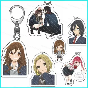 HT2 Anime Horimiya Móc Khóa Hori san to Miyamura kun Acrylic Móc Khóa Hori Kyoko Móc Chìa Khóa Túi Mặt Dây Chuyền Quà Tặng TH2