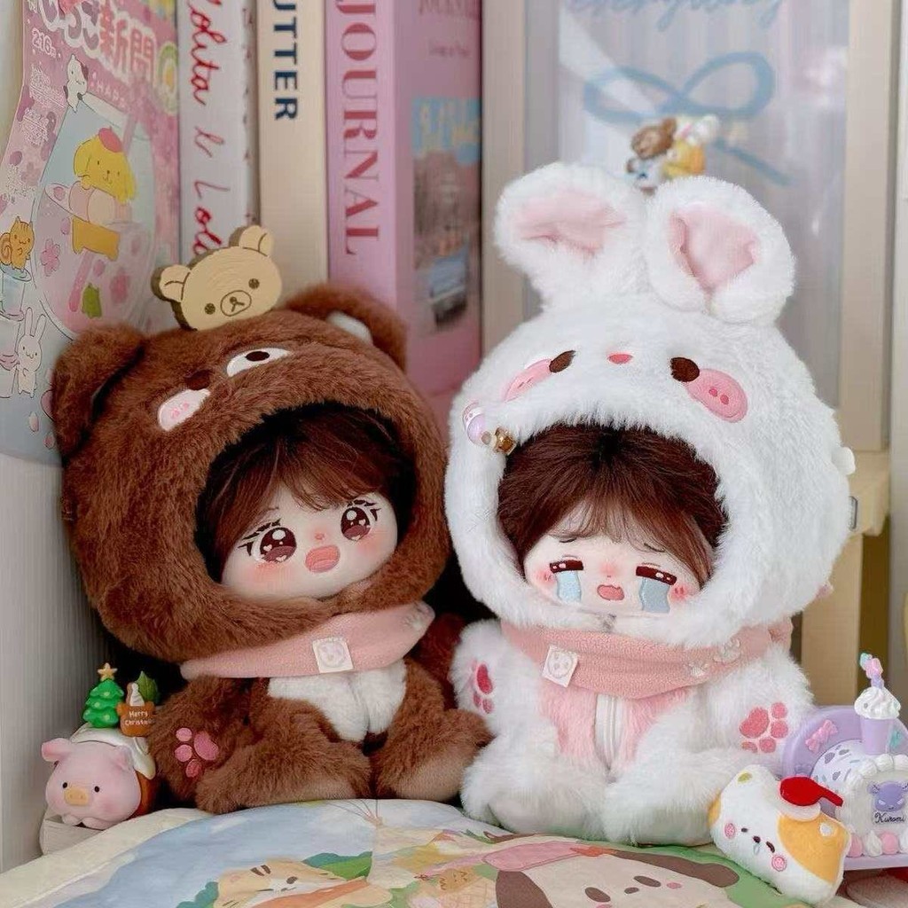 Quần áo trẻ em thỏ cáo nhỏ 20cm Bộ áo liền quần động vật nhỏ 20cm Cotton Quần áo trẻ em Không có thuộc tính