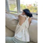 Áo Yếm Cổ V Linen, Áo Yếm Khoét Vai