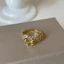Nhẫn nữ zircon vàng khí chất thời trang cá tính và đa năng