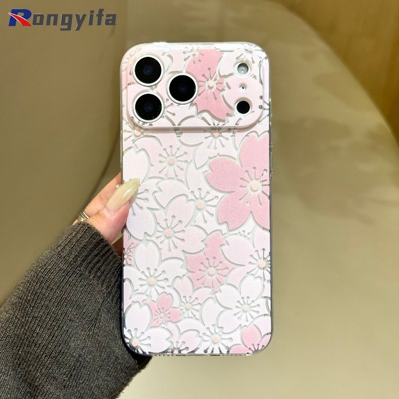 Ốp Điện Thoại Hoa Hoạt Hình Cho Redmi K80 K70 K70E K60 K50i K50 K40S K40 K30 K30i K20 Pro Plus Ultra Cover Hoa Tươi Dễ Thương Trong Suốt Vỏ Mềm