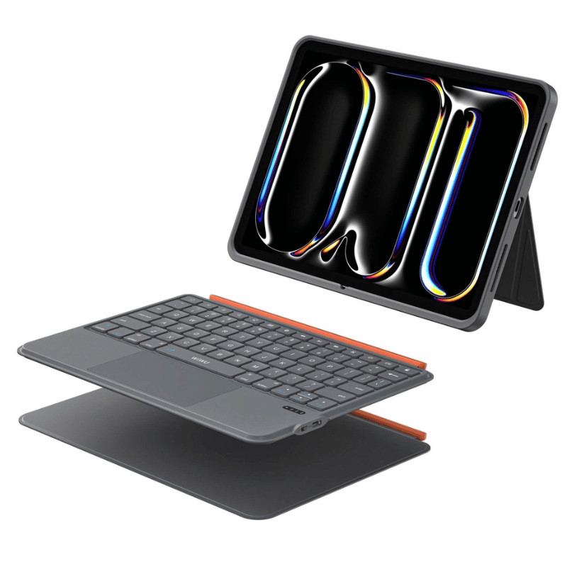 [Chính Hãng] Case/Bao Da Bàn Phím WiWU 3in1 Magnetic Keyboard MK-005 Bluetooth 5.3 Cho iPad Air / Pro