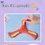 XOITOP Trẻ Em Thể Thao Ngoài Trời Đĩa Bay Mềm EVA Cảm Ứng Boomerang Trở Lại Phi Tiêu Ném Tay Spinner Cha Mẹ-Con Trò Chơi Tương Tác Đồ Chơi VN