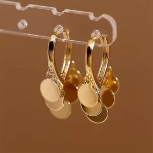 Bông Tai Tròn Cao Cấp Lấp Lánh Lấp Lánh Bông Tai Thời Trang Nữ Bông Tai Cao Cấp Nữ Không Khí Đơn Giản 12154.29