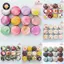 {TB & Bag} 12 Hộp thiếc hoa thanh lịch Mini DIY Bình nến Balm Hộp đựng rỗng tròn.