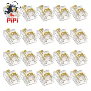 Bộ kết nối dải LED 2 chân 8 mm Kẹp không hàn cho dải đèn LED SMD / COB màu đơn