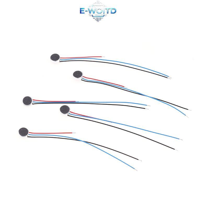 E-WOITD 5 Cái 6x2.5mm 6025 MIC Capsule Electret Condenser Micro Có Dây Chiều Dài 7CM Cảm Biến Luồng Khí Máy Phun E-WOITD