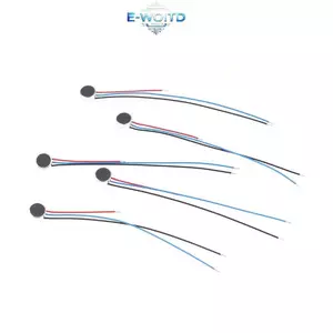 E-WOITD 5 Cái 6x2.5mm 6025 MIC Capsule Electret Condenser Micro Có Dây Chiều Dài 7CM Cảm Biến Luồng Khí Máy Phun E-WOITD