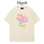 Chính thức Flagship Store Mardi Maibito Hàn Quốc Authentic 2026 Xuân Hè Đen Trắng Nguyên Chất Cotton Ngắn Tay Áo Thun Nữ