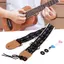 Toyuvn Dây Đàn Guitar Đen Ren Thêu Hoa Văn Dây Da Nylon Tay Nghề Tinh Tế Tinh Tế Đa Năng Dành Cho Tay Guitar