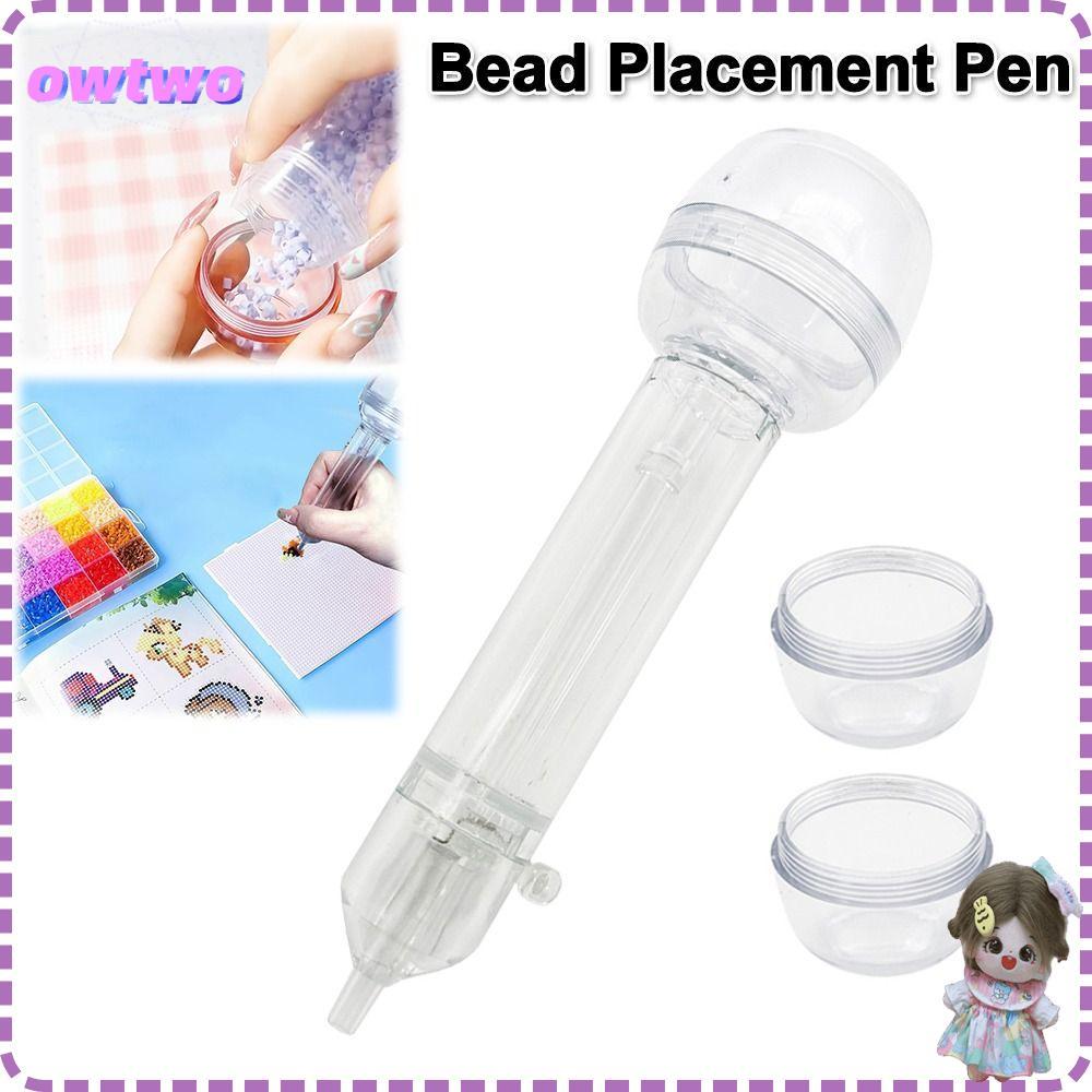 Bút vị trí hạt OWTWO, Bút làm thủ công đầu 2.6mm Perler Hama, Dự án thủ DIY sáng tạo Công cụ đặt hạt tự động Dự án thủ công