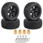 4 75mm RC xe ODoff-road rally xe 12mm Hex cho 1 / 10 / 1 / 12 MN D90 91 98 99S đai lốp xốp lót bên trong bánh xe nhựa trung tâm